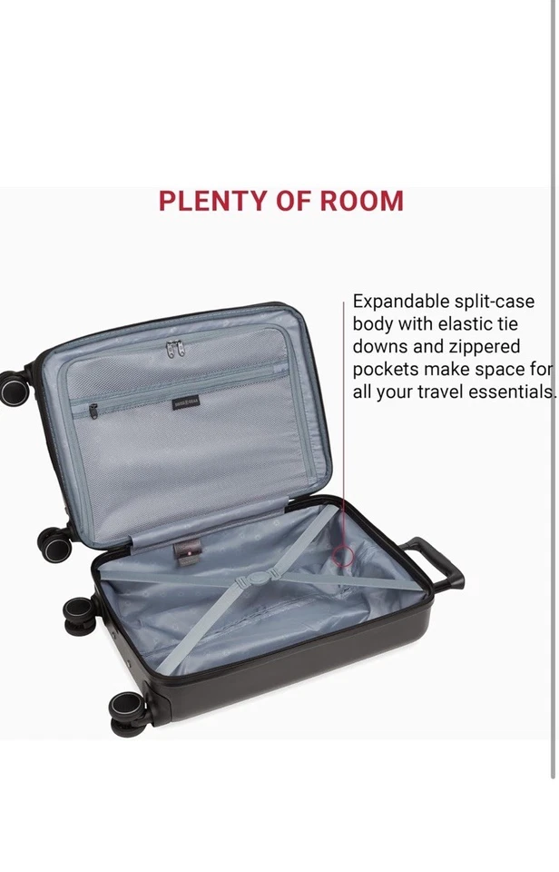 SwissGear 8020 Eclipse Hardside Expandable Luggage with Spinner Wheels - Image 4 of 4