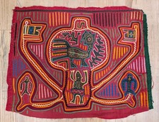 Kuna Mola Art Textile Panama Indian Tribe San Blas Hand-Stitched Folk 1950s 