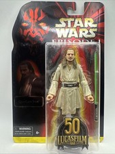Star Wars Black Series 6    Qui-Gon Jinn Lucasfilm 50th Anniversary MISB NEW