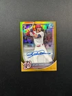 2025 Bowman Baseball Dylan Crews Rc Rookie Gold Refractor auto 20/50