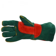 Welding Gloves Heat Resistant Cowhide Leather Work Glove Lined Safety XL