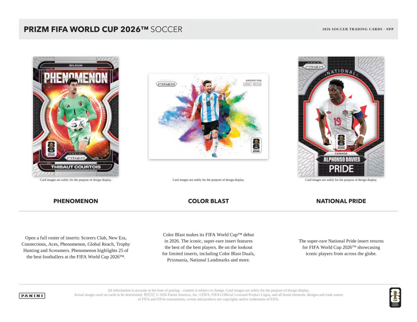 2026 Panini Prizm FIFA World Cup Soccer Retail Box view 4
