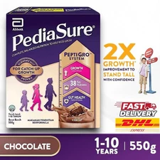 Abbott Pedia Sure Complete Nutrition Growth 1-10 Yrs CHOCOLATE 550g DHL EXPRESS