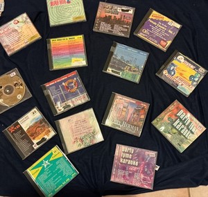 Karaoke CD+G Discs~Party Tyme~Country~Rock~Lounge~15 total ~ w/Carrying Case