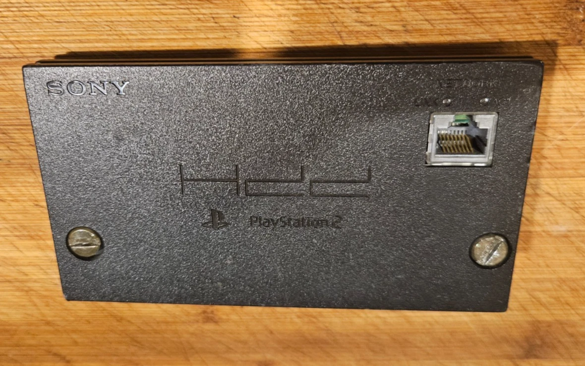 Original PS2 Network Hard Drive HDD Adapter Ethernet Official SONY SCPH-10350