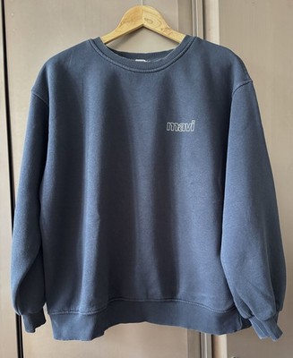 MAVI Herren Sweatshirt Gr. L Dunkelblau Blau Baumwolle