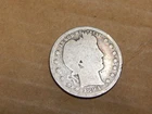 1894 S Barber Silver Quarter , Good and readable silver circulated