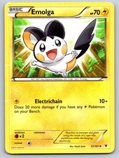 Emolga 37/101 Uncommon Noble Victories Pokemon Heavily Played