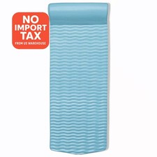Frontgate Resort Collection Pool Float Island Blue 2" Thick Closed-Cell Foam