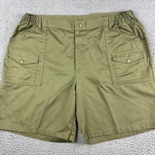 Boy Scouts Of America Shorts Mens 42 Official Uniform Elastic Waist Vintage BSA