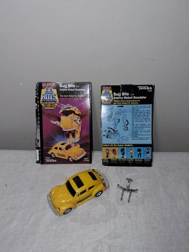 Vintage 1984 Super Go-Bots Bug Bite 028 Volkswagen Beetle Bandai 7202