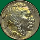 1935 Buffalo Nickel Brilliant Uncirculated BU Coin #44333