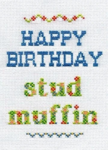 Holy Mackerel Birthday Card Stud muffin