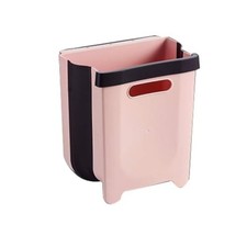 Foldable Trash Can Hanging Design for Space Saving in For Kitchen Car Bathroom
