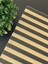 BLACK STRIPE KRAFT Design Tissue Paper Sheet Choose Size & Package Amount