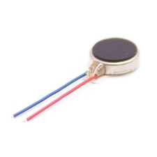 Mini Vibration Motor with Lead Wire Flat Button Type Motor For Mobile Phone