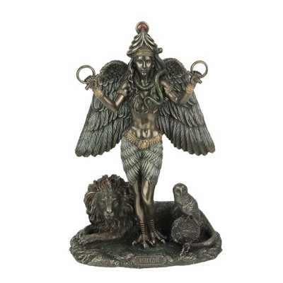 Veronese Design 8 5/8'' Ishtar The Mesopotamian Queen of Heaven Cold Cast Statue