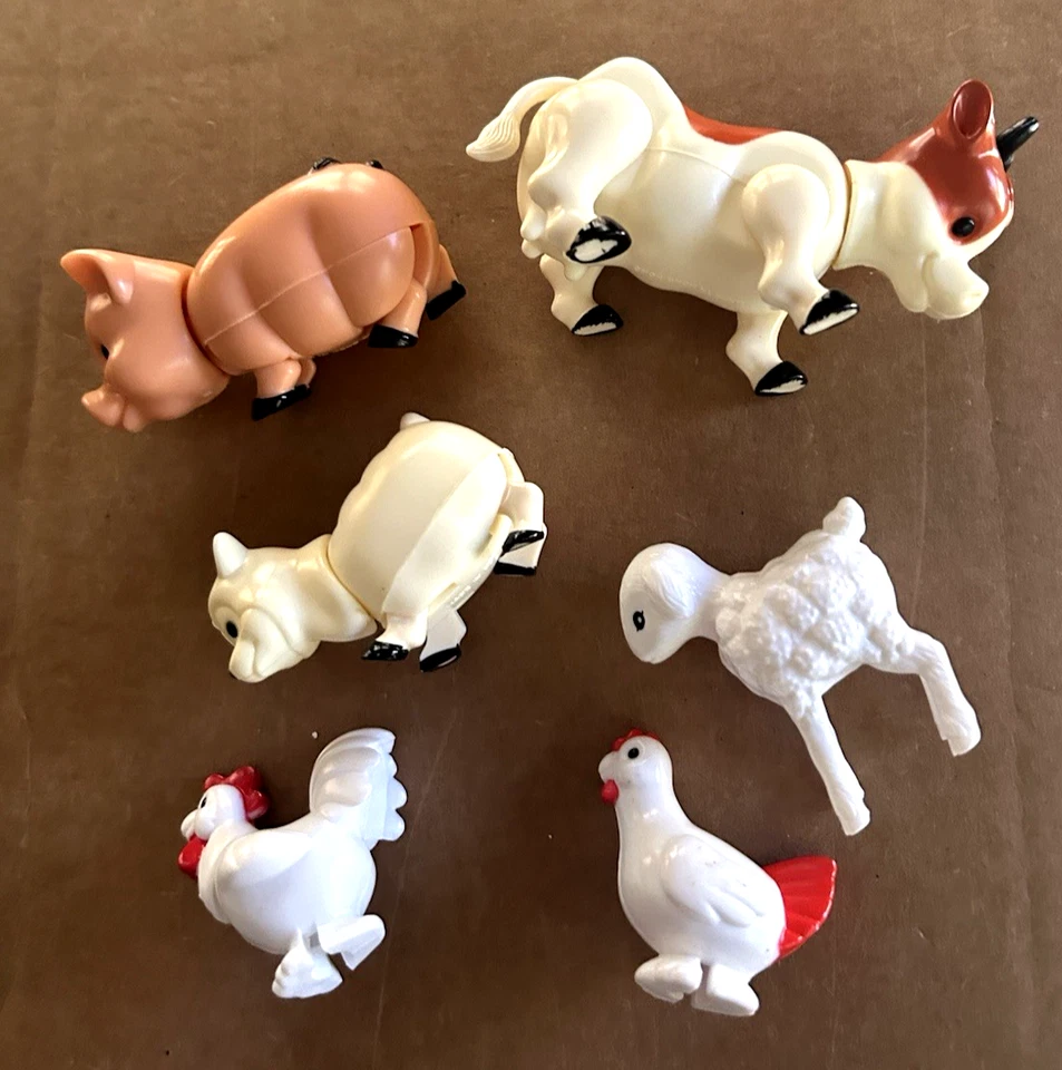 Винтажные фигурки сельскохозяйственных животных Playskool Playmates Little People - Изображение 4 из 4
