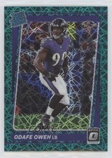 2021 Panini Donruss Optic Rated Rookie Green Velocity Prizm Odafe Oweh #258 0t2