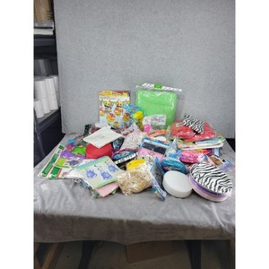 12lbs Party Supplies Lot Decorations Balloons Gift Bags Napkins Paper Easter