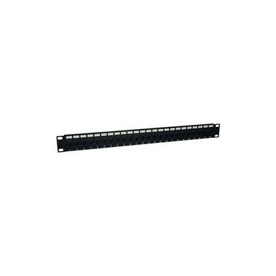 Tripp Lite 24-Port Cat6 Cat5 Patch Panel Feed Through Rackmount 568A/B RJ45 1URM