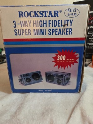 ROCKSTAR 3 WAY HIGH FIDELITY BOX TYPE SPEAKERPACK WITH 2