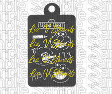 Sesame Friends Combo Stencil