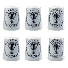 Silver Cup Cone Chalk Case of Six 