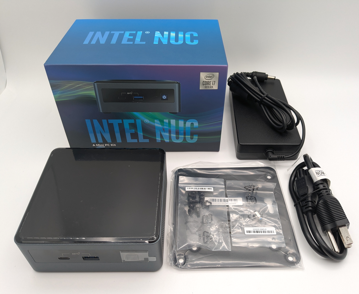 INTEL NUC 第10世代 i7-10710U + M.2 SSD 512G Intel NUC 10