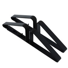 PUPETPO Support Feet for Pet Gate Updated Version , Adjustable, Black