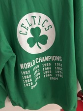 New Celtics Heavy Hoodie Size XXL has All Championship Years On Back