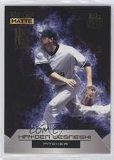 2022 MATTE National Convention Black - Blue Flames 4/8 Hayden Wesneski 0q1p