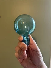 Husted Glass Works Blenko Reproduction Glass Style Ball Stopper Colors READ