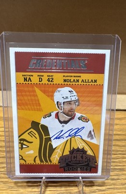2024-25 UD Credentials Retro Ticket Access Auto Rookies Nolan Allan #RTAR-NA