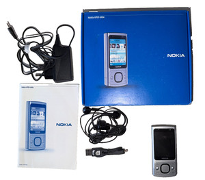 Nokia 6700 Slider Silber RM-576 geprüft mit OVP komplett guter Zustand Retro DE