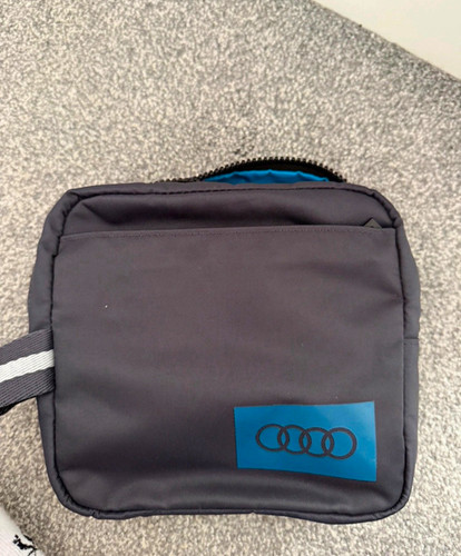 Audi Blue Travel Bag & matching cosmetic Bag