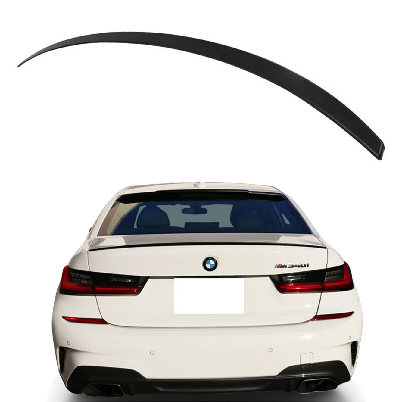 New Trunk Spoiler Compatible With BMW G20 Sedan 4-Door OEM Slim