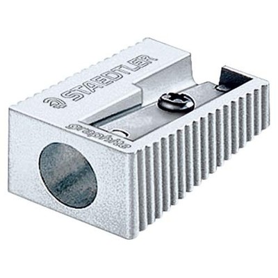 Staedtler Compact Pencil Sharpener 510-10, Set of 2, Silver