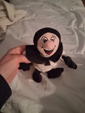 BLACK CARD Ace Of Spades Alice In Wonderland Disney Exclusive Bean Bag Plush Vtg