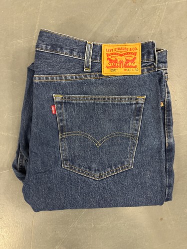 JEAN HOMME VINTAGE LEVIS STRAUSS 550 COUPE DÉCONTRACTÉE - ZIP FLY TOUTES TAILLES ET COULEURS - Photo 8/21