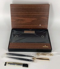 Vintage Sheaffer J15 Desk Set with 2 Cartridge Foutain Pens in Original Box USA