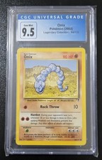 Pokemon Onix 84/110 from Legendary Collection in a CGC 9.5 (now a 10)!! on eBay