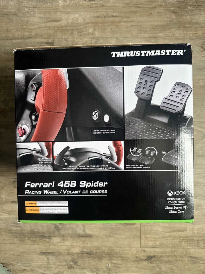 Thrustmaster Ferrari 458 Spider Racing Wheel for Xbox Series X|S+ONE Open Box - Image 2 of 3