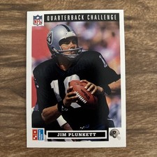 1991 Upper Deck Domino's Pizza Quarterback Challenge - Jim Plunkett #41