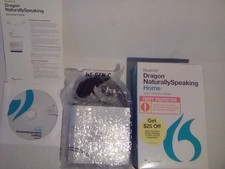 Nuance Dragon NaturallySpeaking Home 13 PC Software Open Box w/ Headset Complete