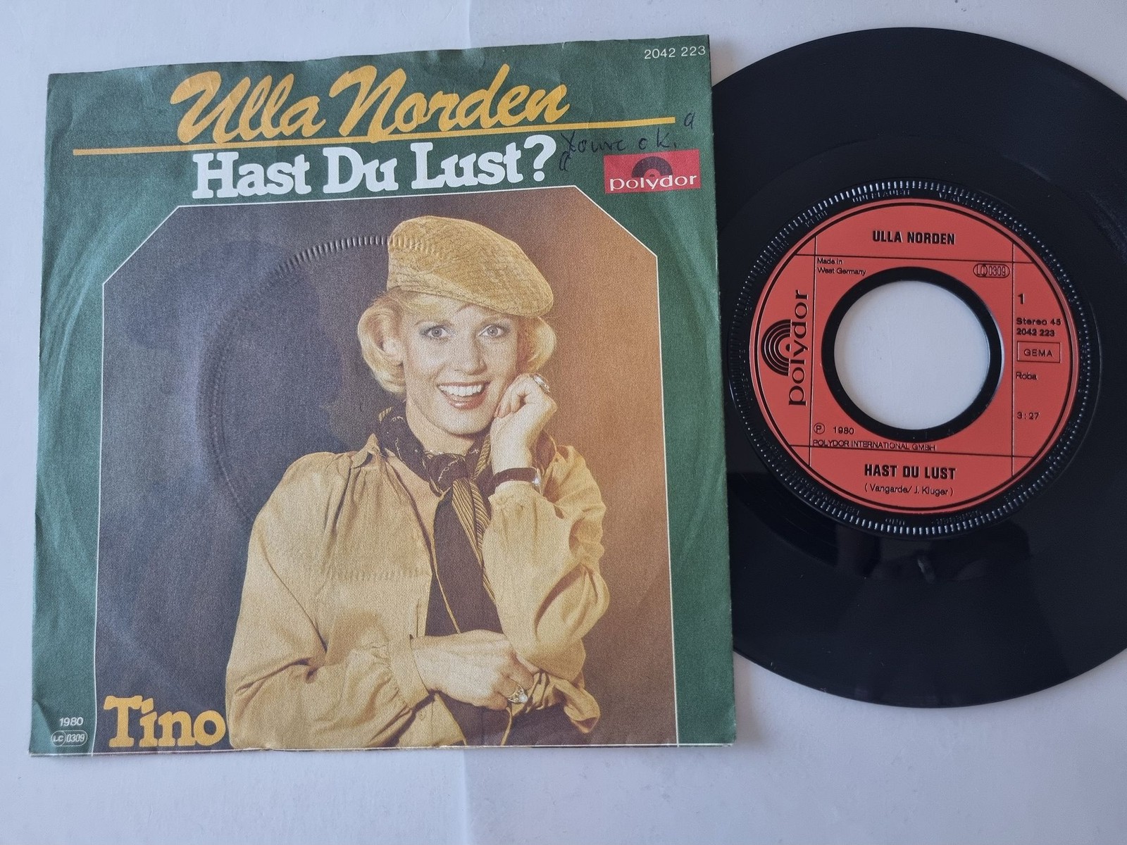 Ulla Norden - Hast Du Lust? 7'' Vinyl/ CV Ottawan - You're o.k.