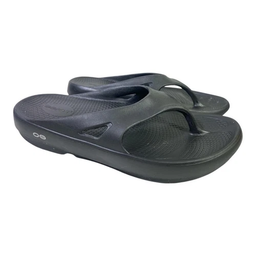 Oofos OOrignial Recovery Slide Sandal Men size 10 Black - Picture 1 of 8