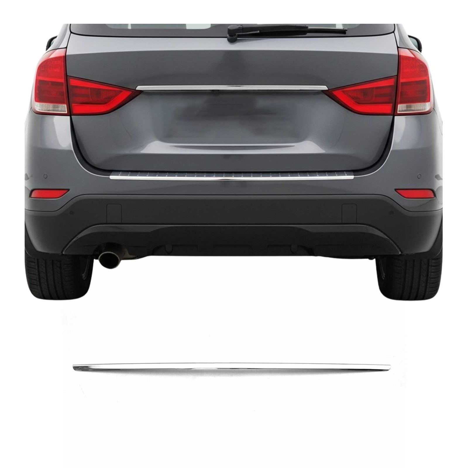 Couvercle de poignée de hayon BMW X1 E84 protection anti-rayure en acier inox brillant
