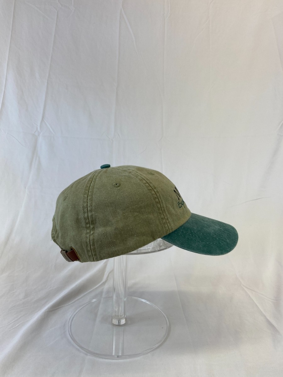 NW Explorations Baseball Cap Buckleback Lined Hat Tan Green Compass Outdoors View 5