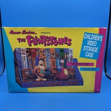 Hanna-Barbera The Flintstones VHS Storage Case   Fred  Dino  Vintage Kids Video
